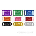 Slide-On Pet Id Tag Tag 9 Colors